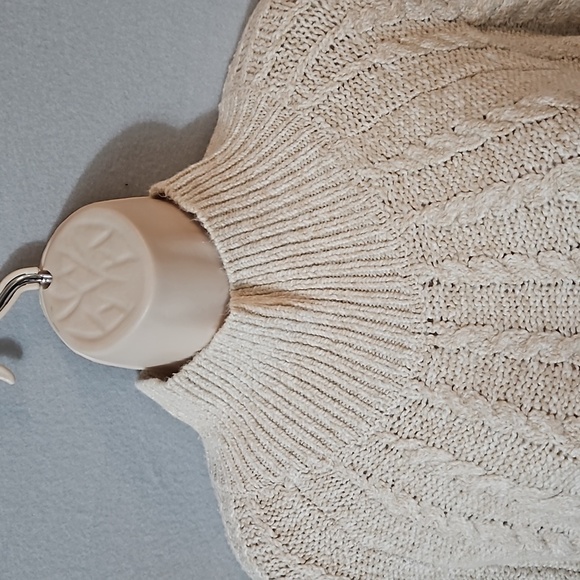 Knox Rose Cable Knit Sweater sz 1X Cream NWT - Picture 1 of 11